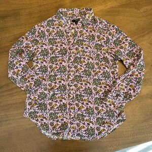 Vintage J. Crew Women's Button Down Shirt